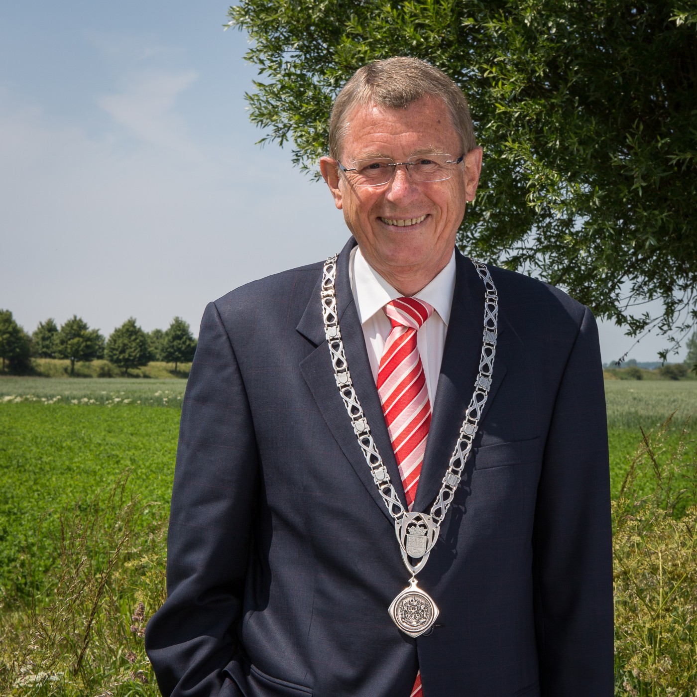 Photoshoot Burgemeester Nuis van de gemeente Tholen.